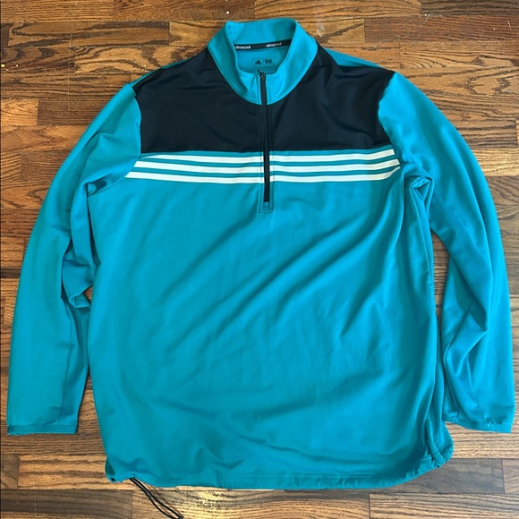 Adidas Climacool Teal and Black Pullover - Picture 1 of 5